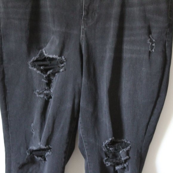 American Eagle Curvy Super Hi Rise Jegging Jeans Distressed Plus Size 24 H13693 - Picture 4 of 11